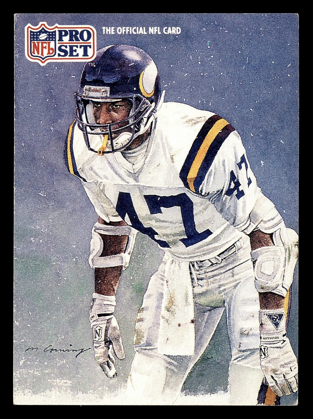 1991 Pro Set #399 Joey Browner Football Card Minnesota Vikings